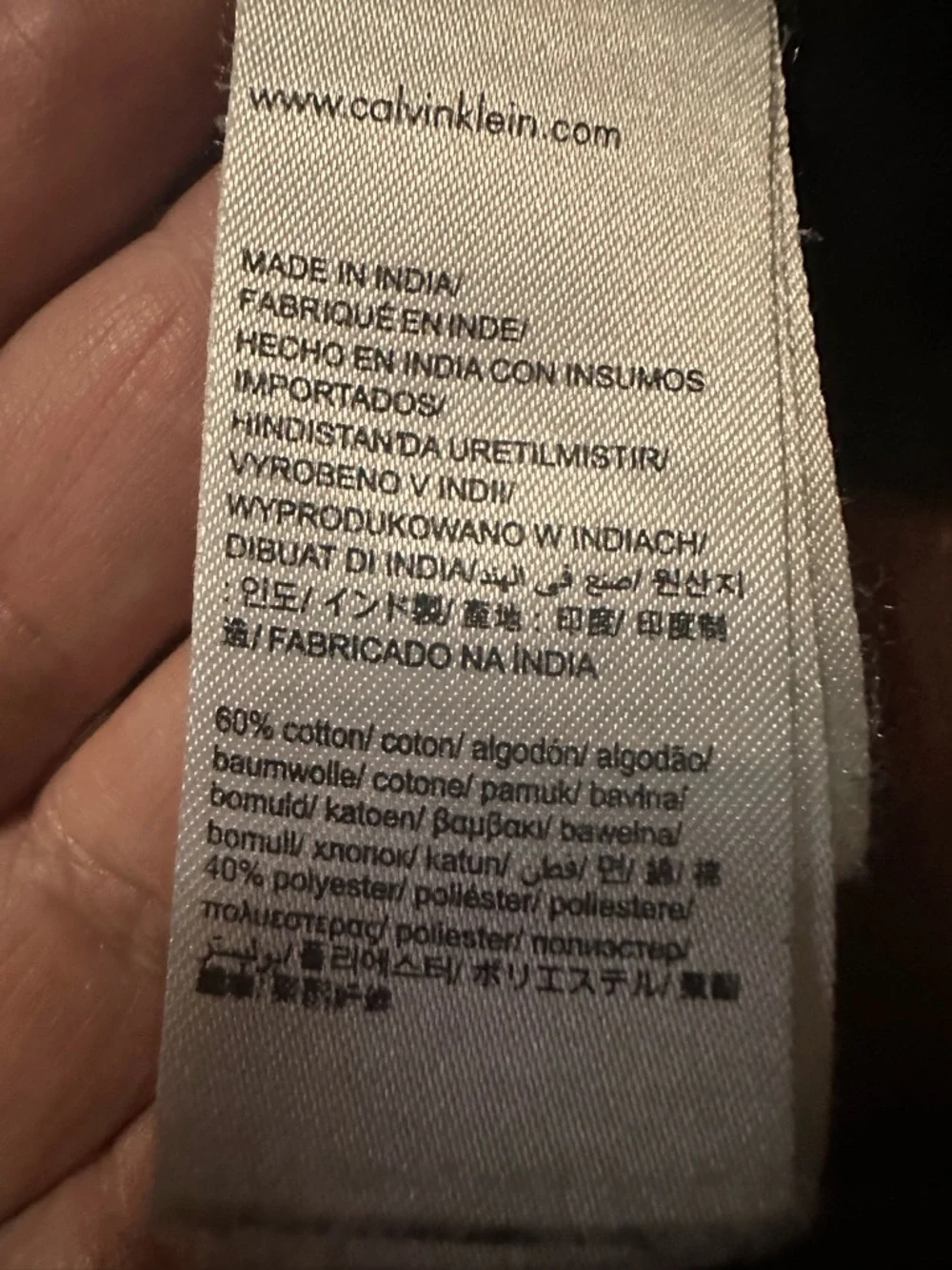 Calvin Klein Jeans Men’s Large Black Crewneck